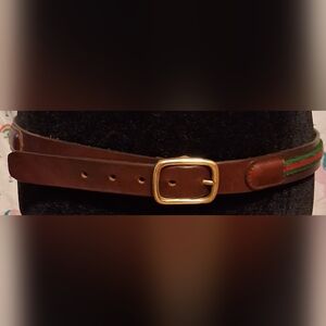 EUC EXTREMELY RARE Vintage 70s Dooney & Bourke Full Leather Sherry Belt 41in